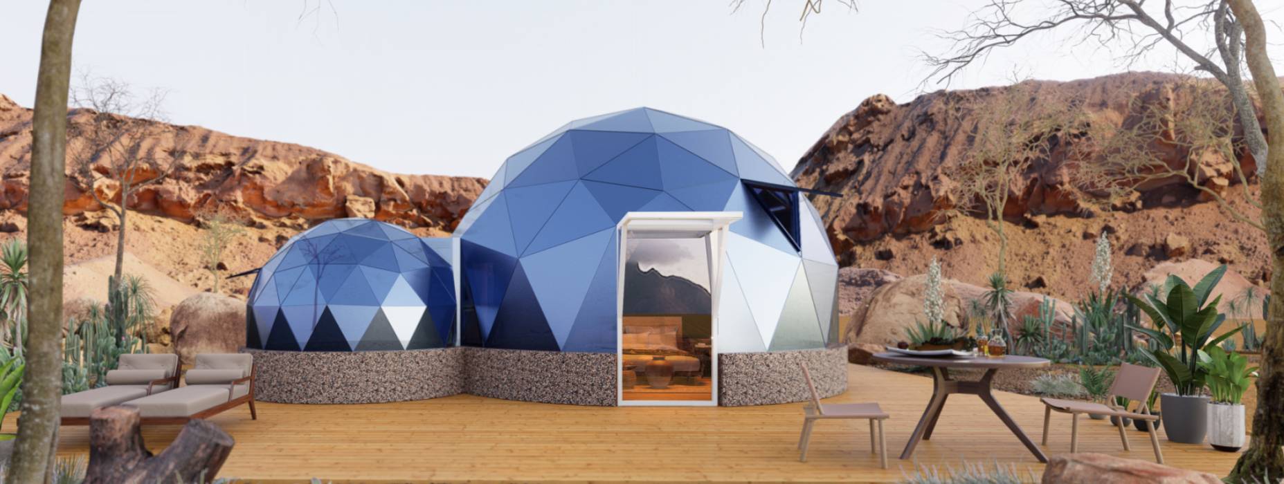 华容区球形智能光伏玻璃星空房